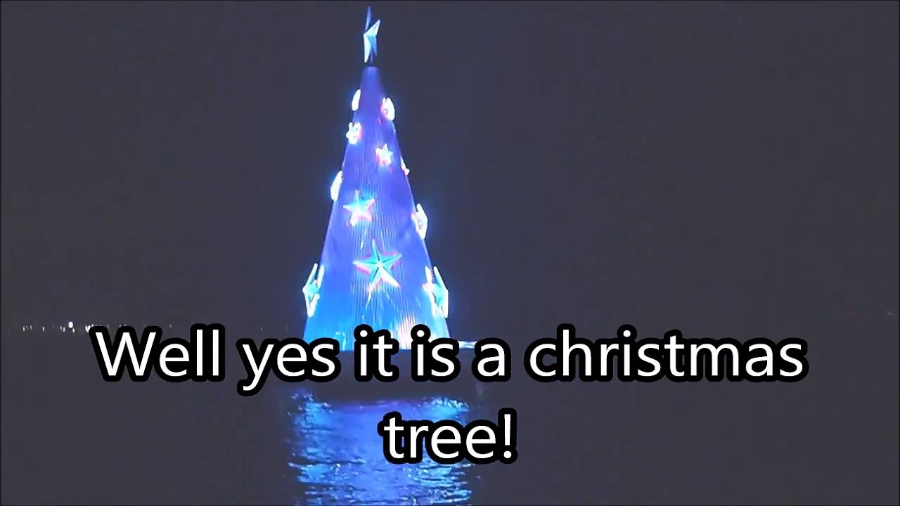 Unidentified Christmas Shaped Floating Object