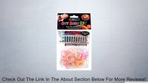 D.I.Y. Do it Yourself Bracelet Bands KIT 100 MULTI-COLOR GLOW-IN-THE-DARK Rubber Bands with Hook Tool, Buckles & Mini Ladder Loom Review