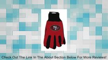 San Francisco 49ers NFL Red Jersey Sport Two Tone Utility Grip Gloves Review