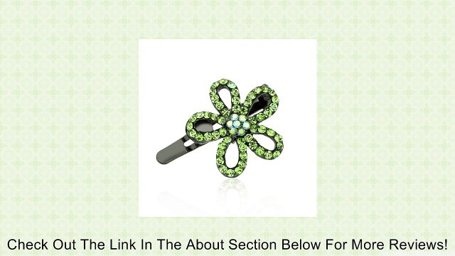 DoubleAccent Hair Jewelry Flower Magnet Barrette Color Review