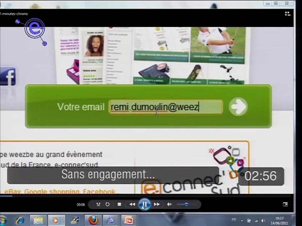 E Connec'Sud - WEEZBE - 3 minutes chrono pour créer ma boutique en ligne
