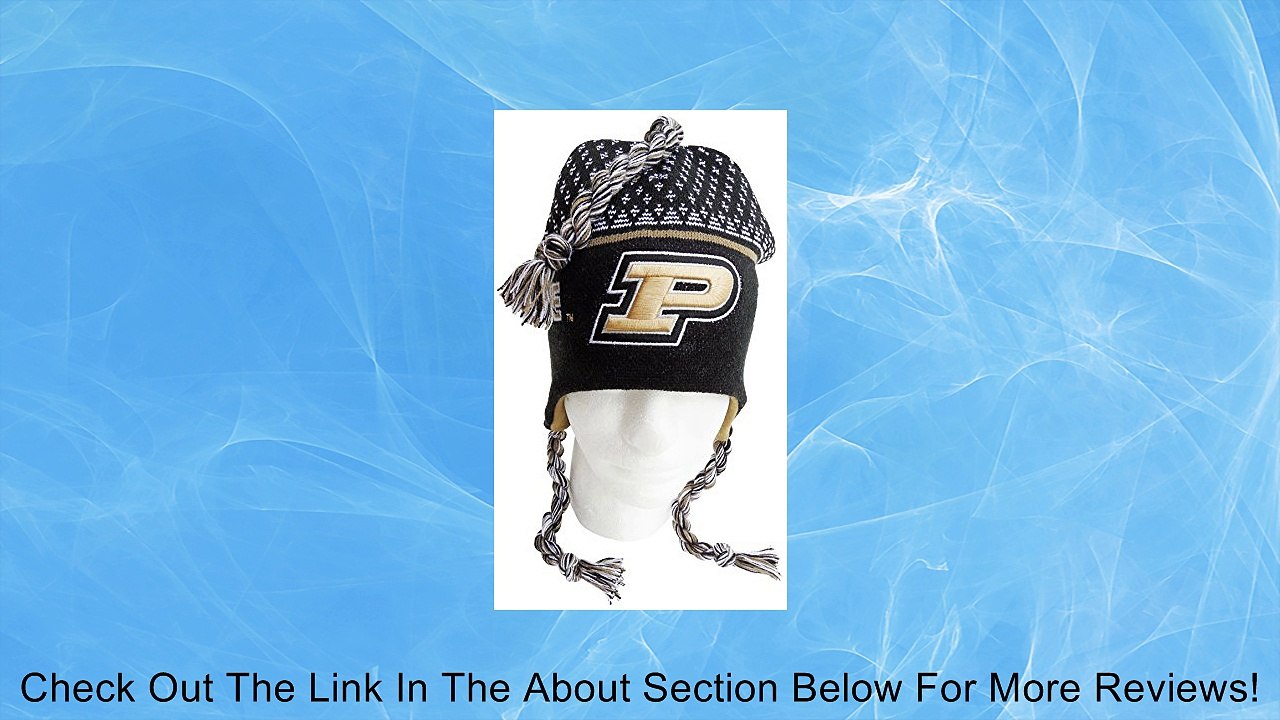 NCAA Purdue Boilermakers Toboggan Hat, One Size, Black Review