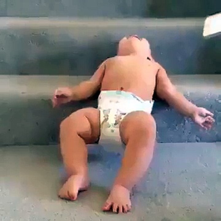 wow so funny cute kid using cell phone