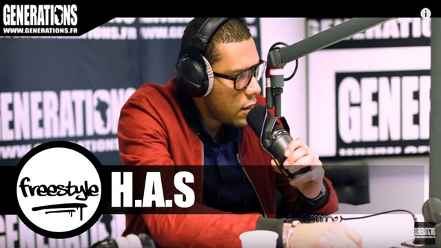 H.A.S - Freestyle (Live des studios de Generations)