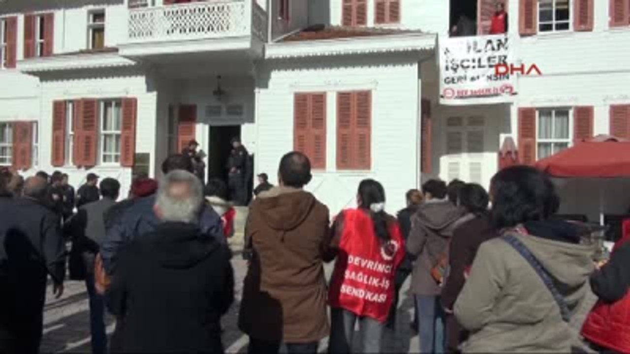 Trade Union General Secretary Detained At Protest İn Front Of Hospital
