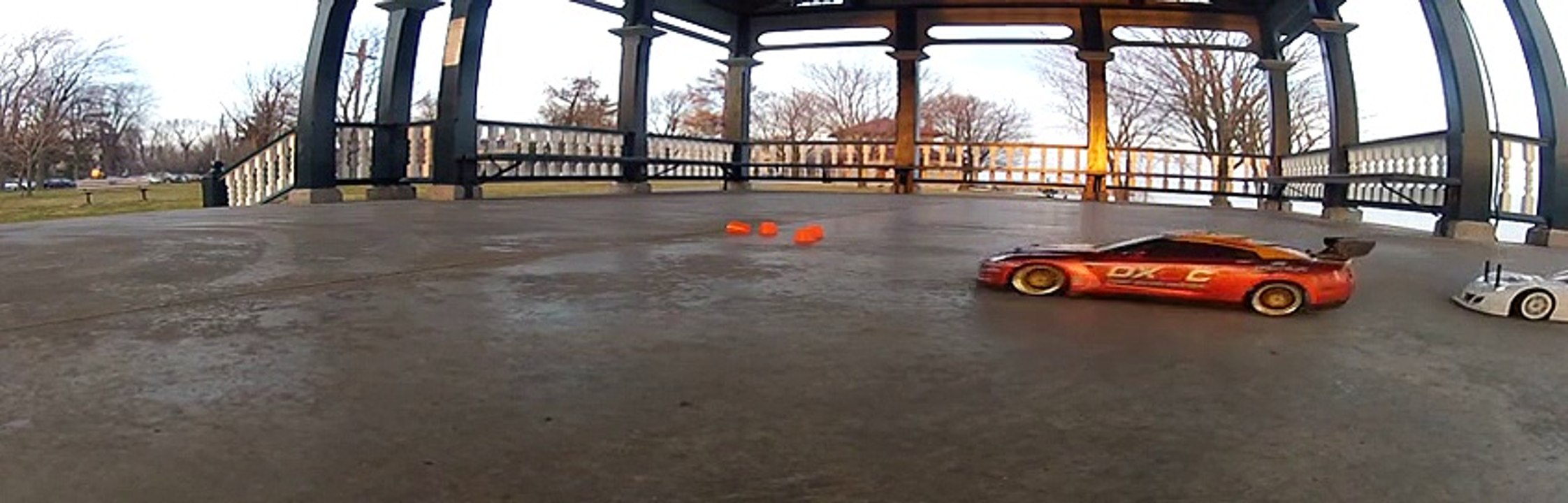 HPI Sprint 2 drift Nissan GT-R and Tamiya TA-05v2 Honda HSV-010