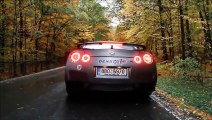 Nissan GT-R Drifting, Revving, On Board (1080p HD)