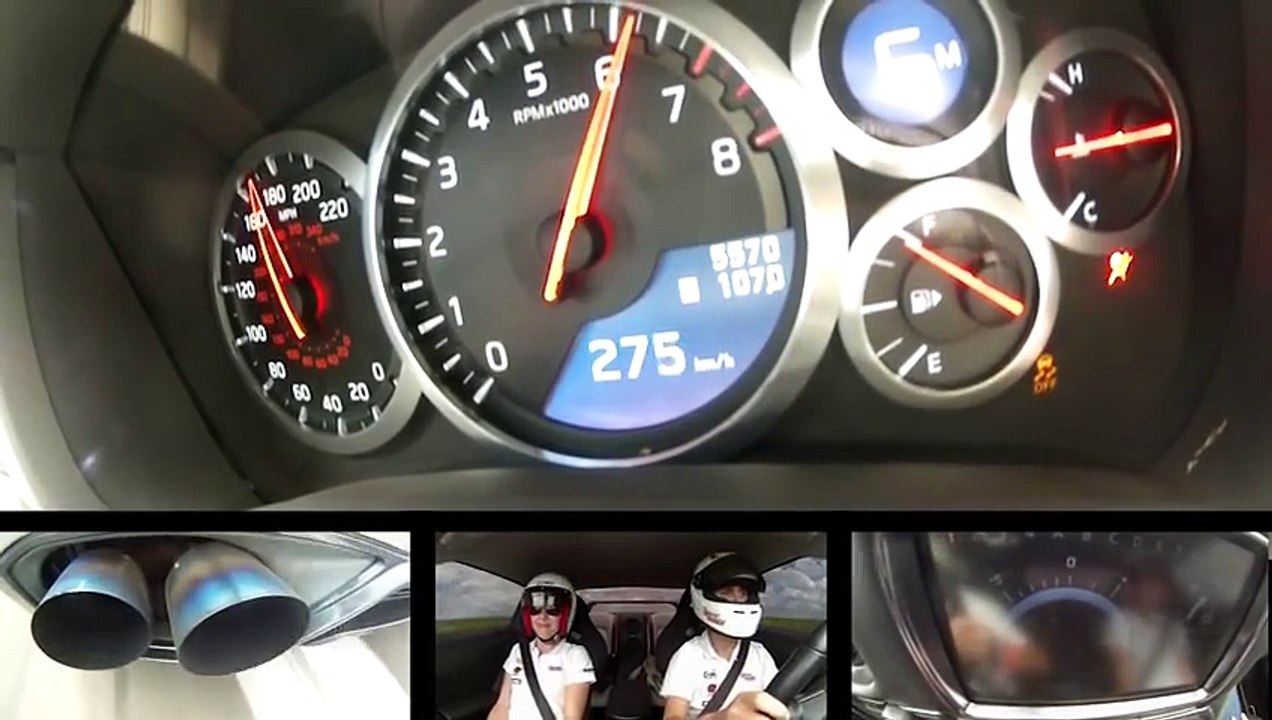 Nissan GT-R R35 Top Speed - Tiago Romano na Driver Cup Embraer