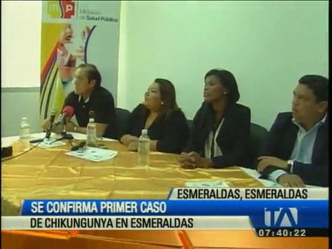 Confirman primer caso de Chikungunya en Esmeraldas