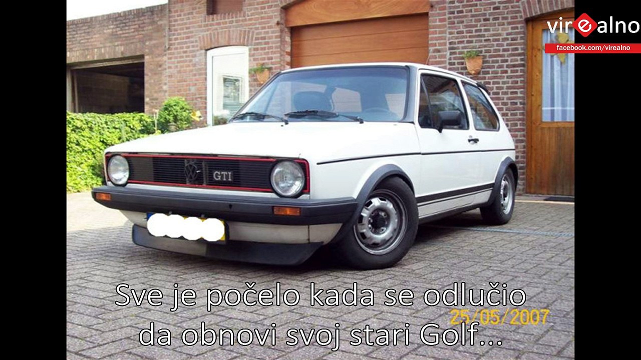 He cuts his old car in two and makes something brilliant