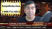 Houston Rockets vs. LA Clippers Free Pick Prediction NBA Pro Basketball Odds Preview 2-25-2015