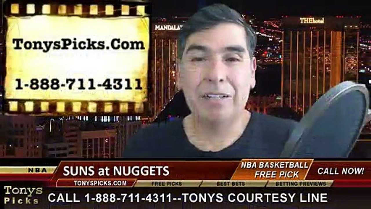 Denver Nuggets vs. Phoenix Suns Free Pick Prediction NBA Pro Basketball Odds Preview 2-25-2015