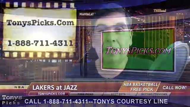 Utah Jazz vs. LA Lakers Free Pick Prediction NBA Pro Basketball Odds Preview 2-25-2015