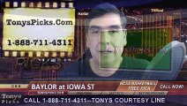 Iowa St Cyclones vs. Baylor Bears Free Pick Prediction NCAA College Basketball Odds Preview 2-25-2015