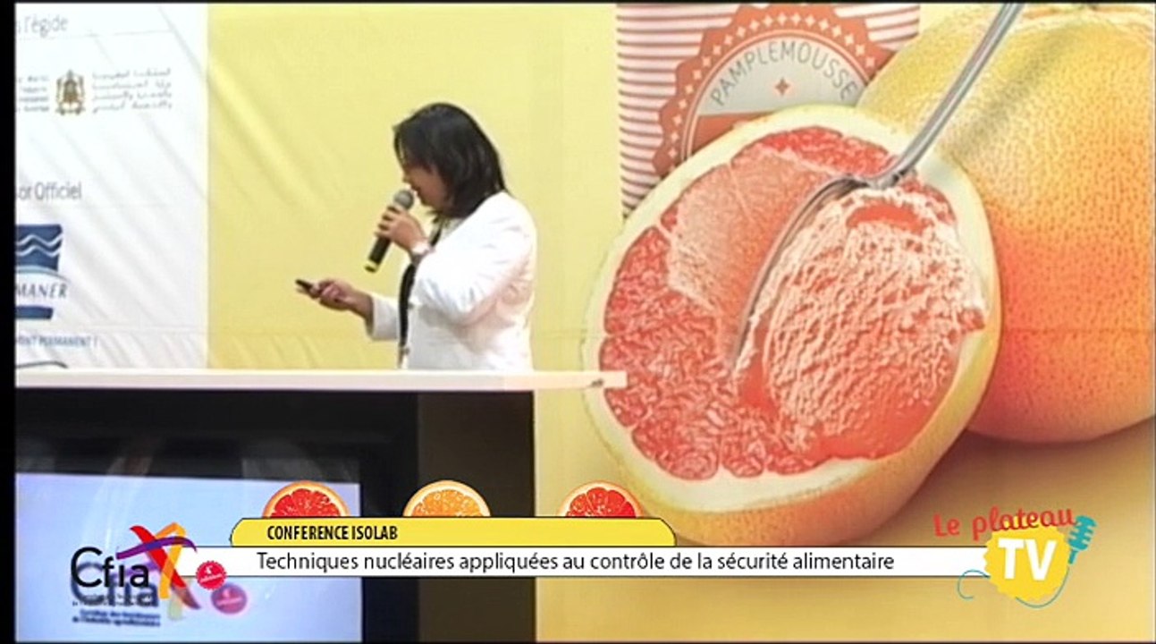 Conférence CFIA Maroc 2014 - Techniques nucléaires appliquées au contrôle de la sécurité alimentaire - ISOLAB