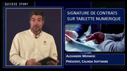 Signature de contrats sur tablette
