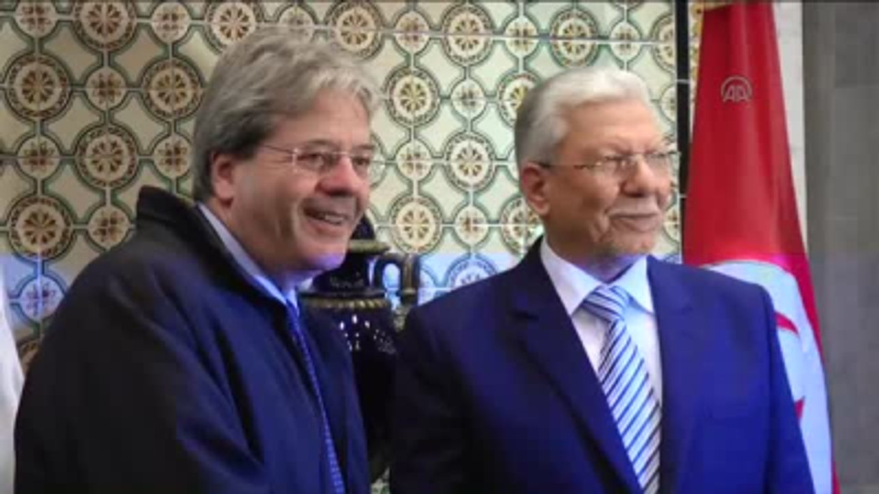İtalya Dışişleri Bakanı Gentiloni, Tunus'ta