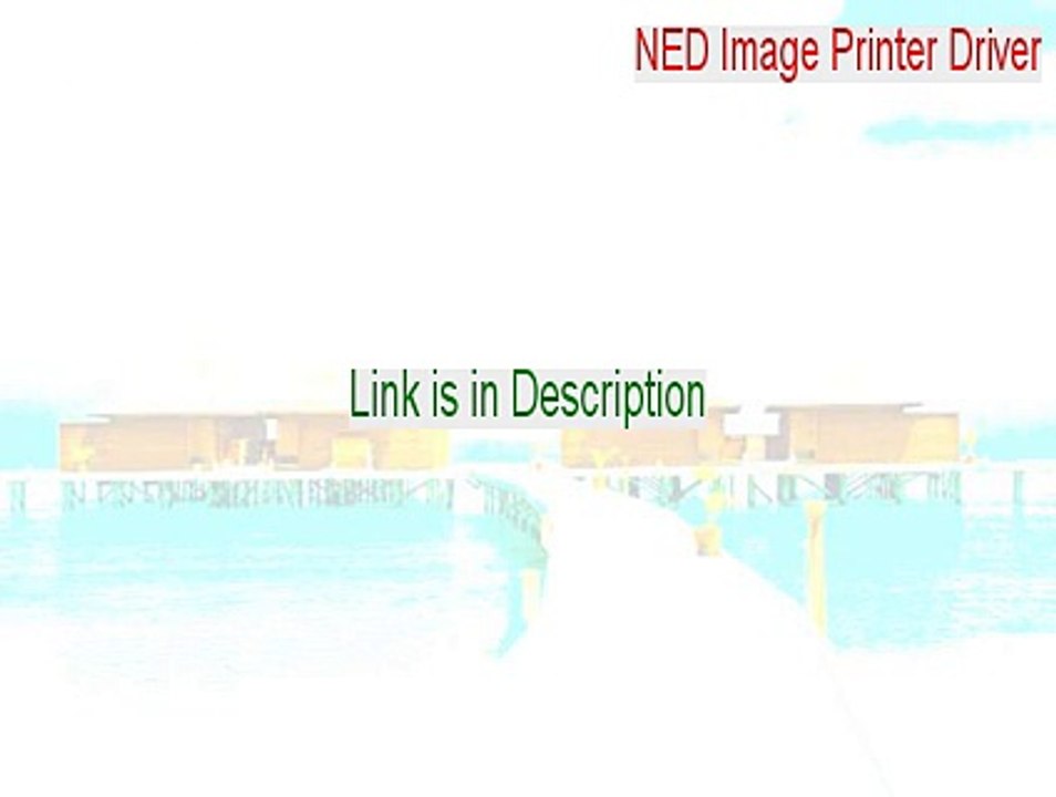 NED Image Printer Driver Serial [Instant Download]
