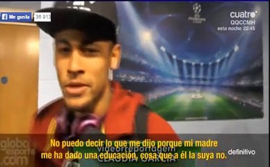 Neymar parle de la lutte avec un fan de Manchester City