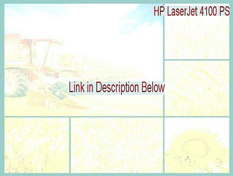 HP LaserJet 4100 PS Keygen (hp laserjet 4100 ps driver windows 7)