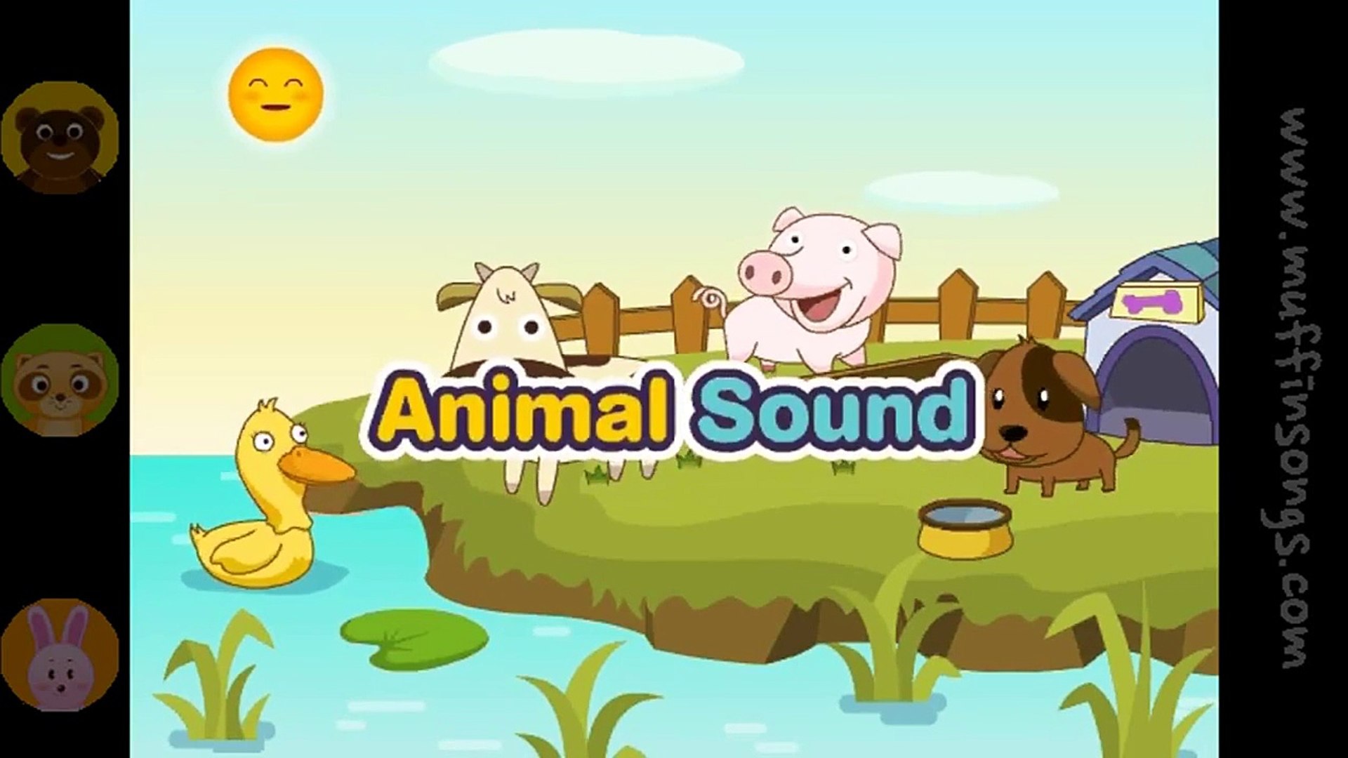 Animal Sounds Song _ nursery rhymes _ children songs with lyrics - video  Dailymotion
