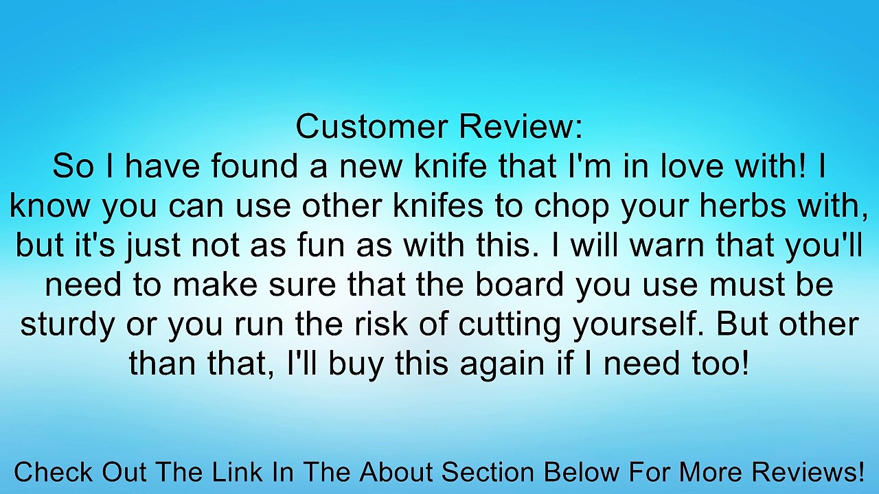 Mezzaluna Chopper Review