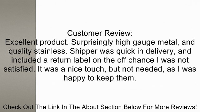 Tell Manufacturing DT100055 Kick Plate, Satin Stainless Steel, 6 x 30 Review