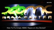 How to  Fix Empty Repos in XBMC (any device or computer)