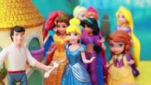 Disney Ariel Princess Castle Mattel Review Play-Doh bath water Little Mermaid Frozen Elsa Toys