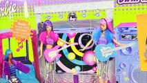 BARBIE Glam RV Motorhome Jam N Glam Tour Bus FROZEN ELSA & Anna ROCK STAR Toy Review