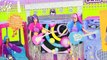 BARBIE Glam RV Motorhome Jam N Glam Tour Bus FROZEN ELSA & Anna ROCK STAR Toy Review