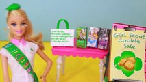 Barbie Sells Girl Scout Cookies AllToyCollector Toy Review Frozen Elsa Ursula Little Mermaid