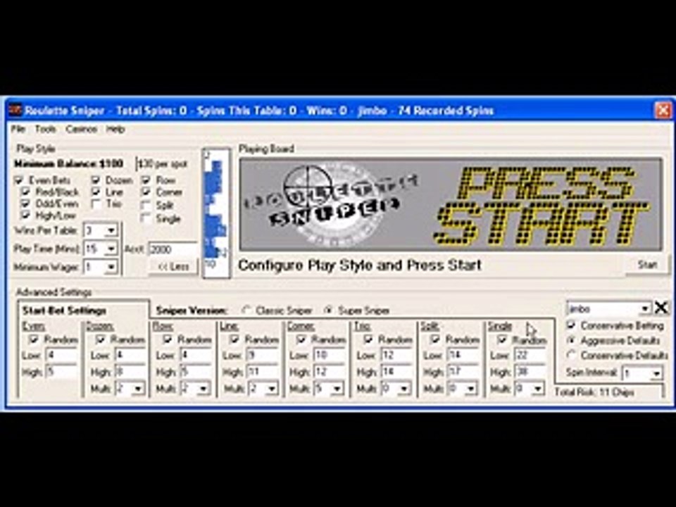 Roulette Strategie met Roulette Sniper