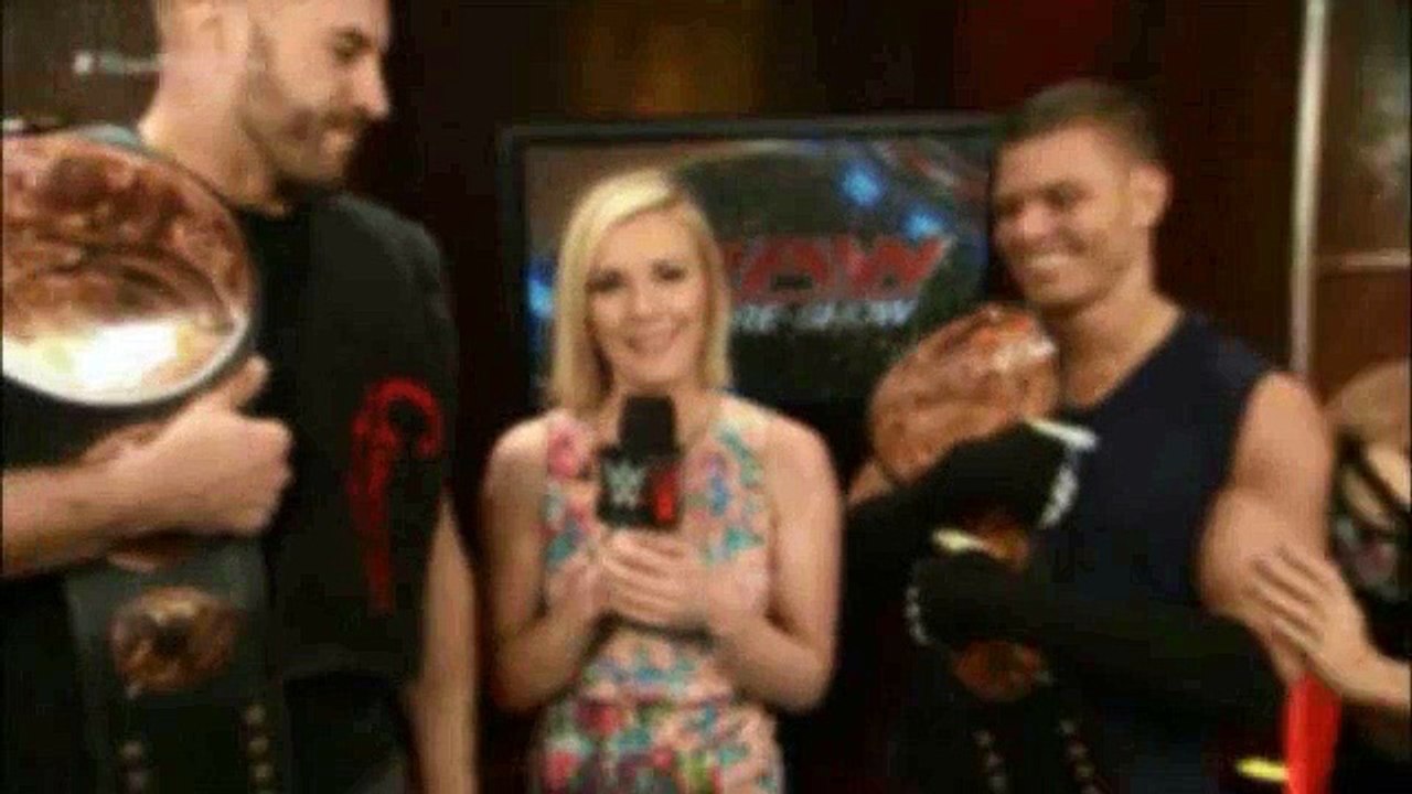 Renee Young interviews Tyson Kidd & Cesaro (23-2-15)