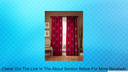 Alabama Crimson Tide Cotton Curtain Panels - 4Pc Set 63" Review