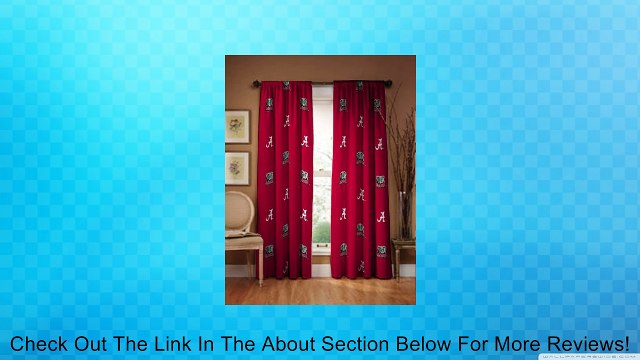 Alabama Crimson Tide Cotton Curtain Panels - 4Pc Set 63 Review