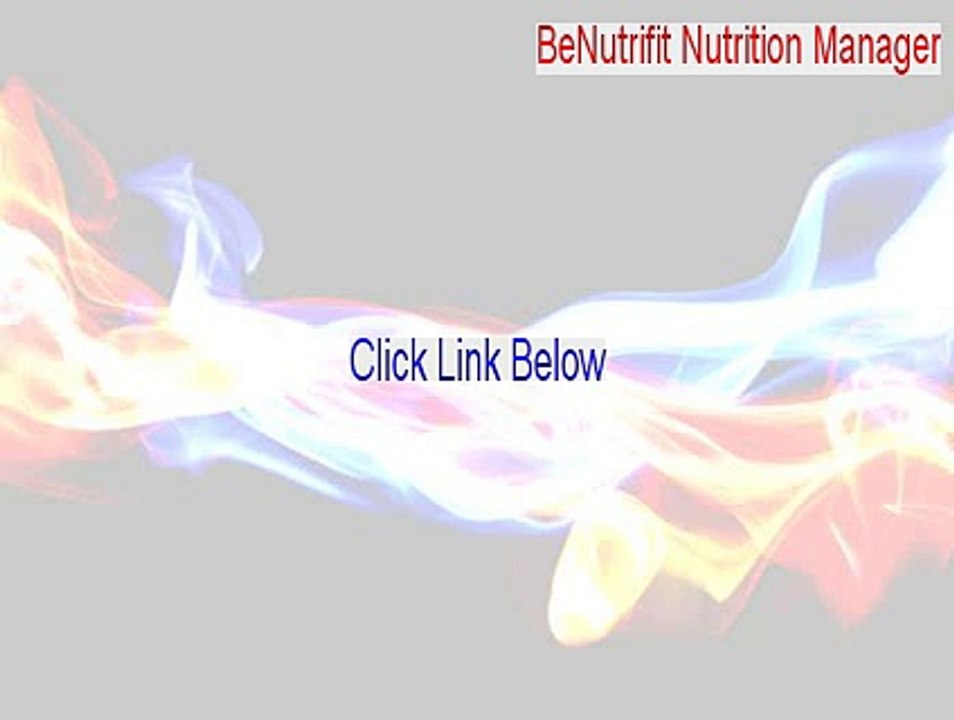 BeNutrifit Nutrition Manager Free Download [Free Download]