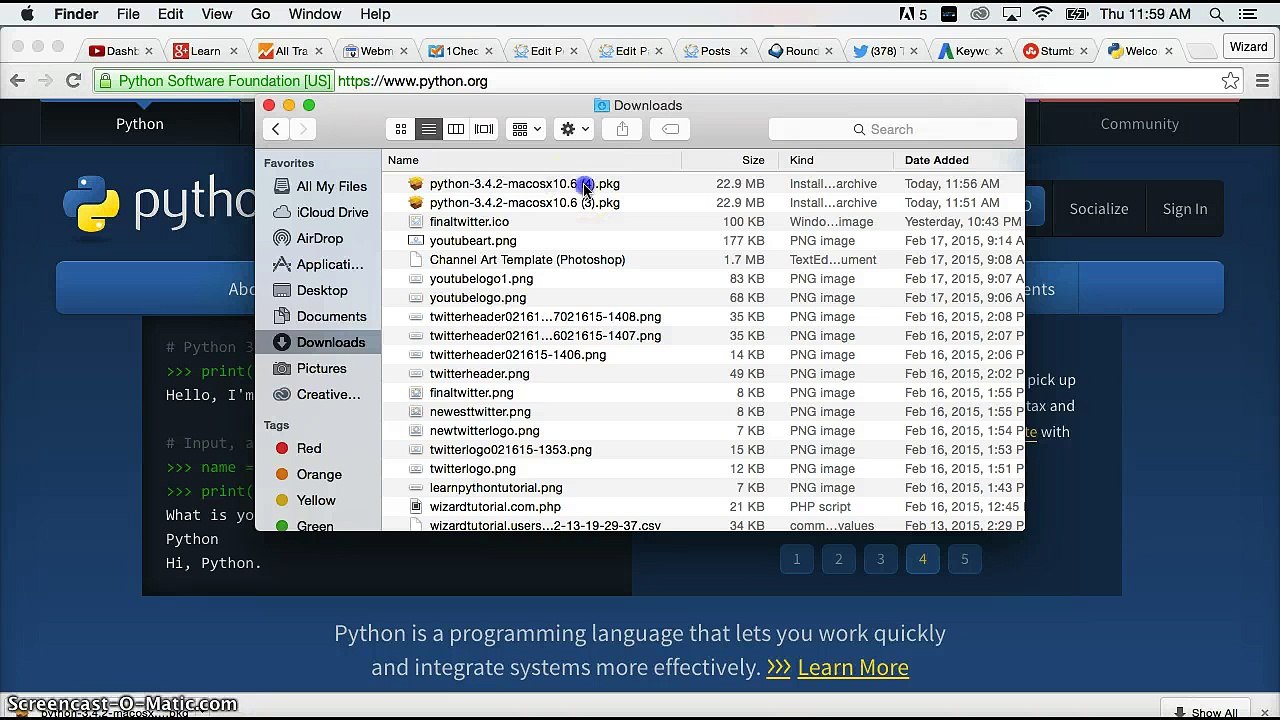 Install Python 3 On Mac OS X