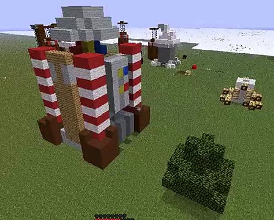 Backyard Monsters Tesla Tower in Minecraft