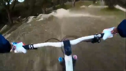 downhill run at local track 3