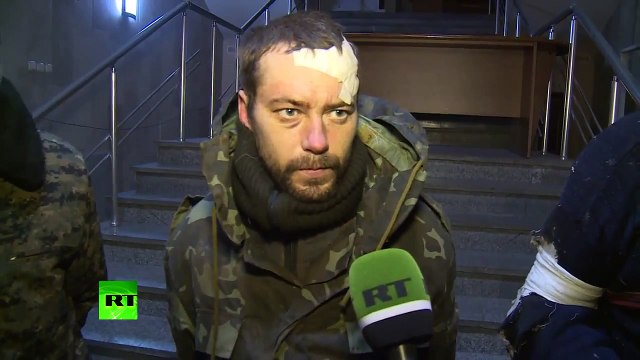 Пленные солдаты Дебальцевский котел 12.02.2015