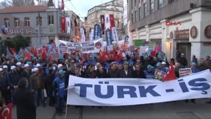 Türk-İş'ten Tabutlu Kıdem Tazminatı Eylemi