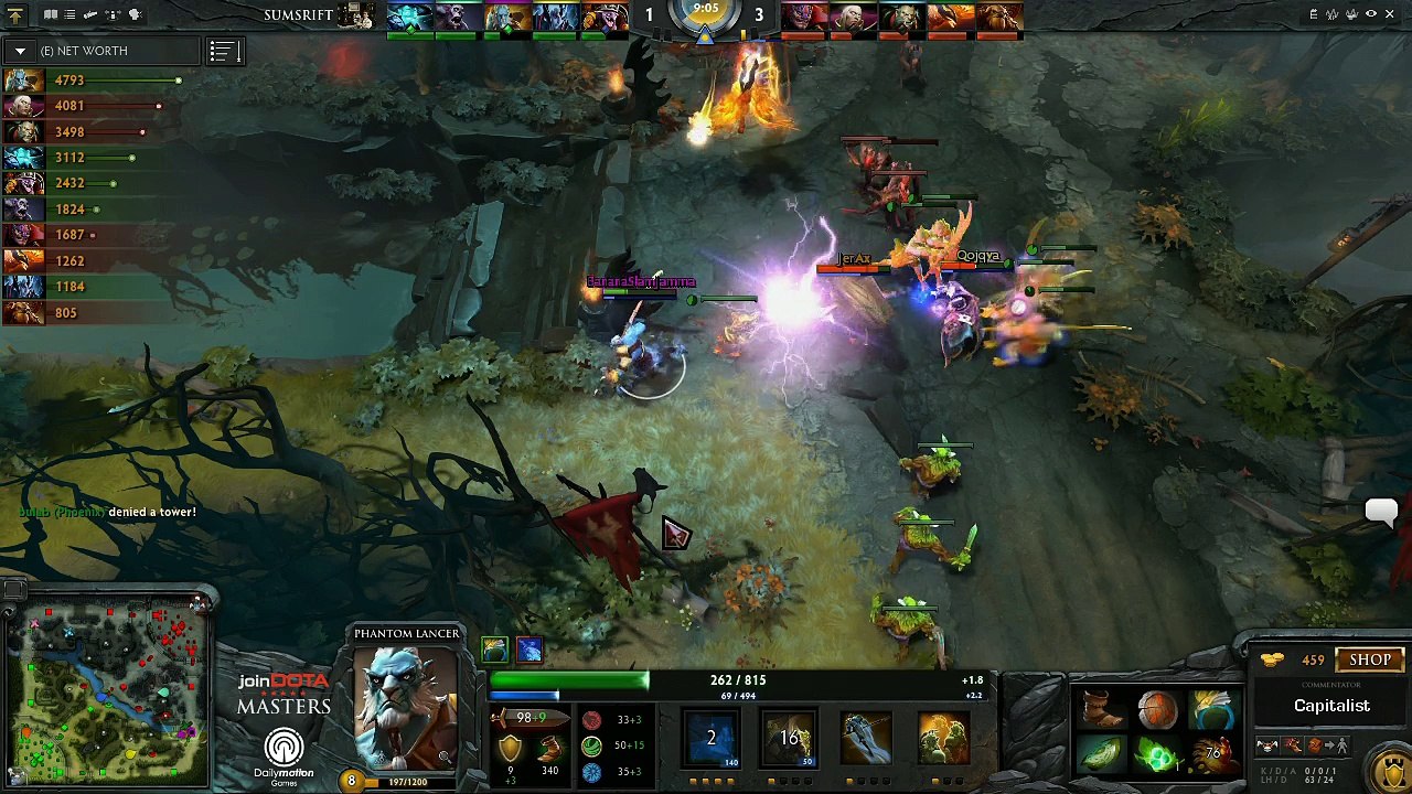 Team Tinker vs Team Fire Game 2 - joinDOTA Masters - @DotaCapitalist