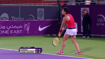 Doha - Carla Suárez, sin problemas ante Pliskova