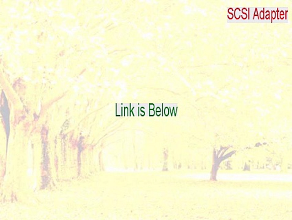 SCSI Adapter Crack [scsi adapter vmware]