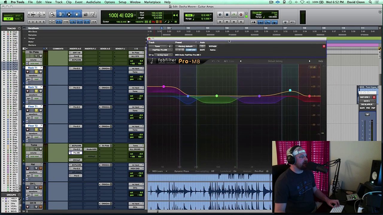 Mixing Toms with Multiband Compression, EQ, Saturation and more