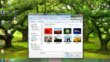 How to chang any folder background