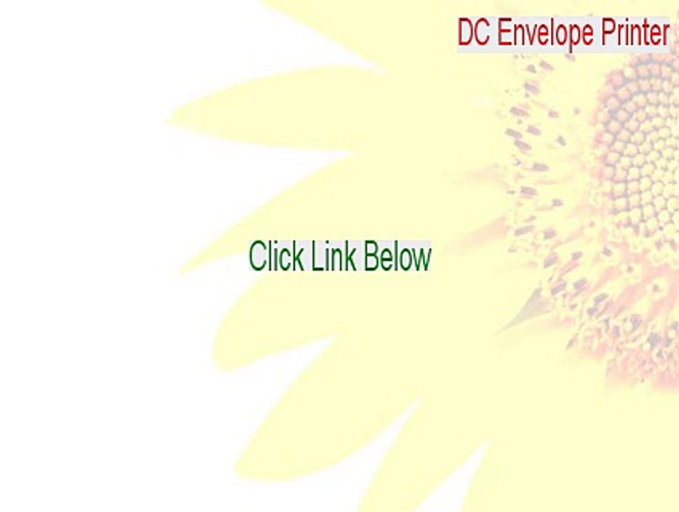 DC Envelope Printer Keygen [Download Now]