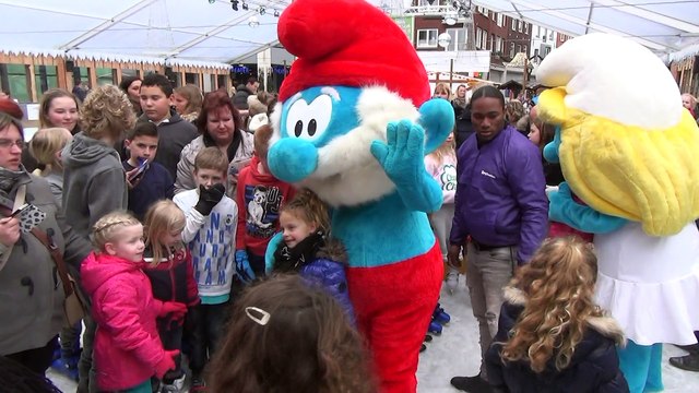 Schaatsbaan Winterland 8 - Smurfen / Spijkenisse 2015