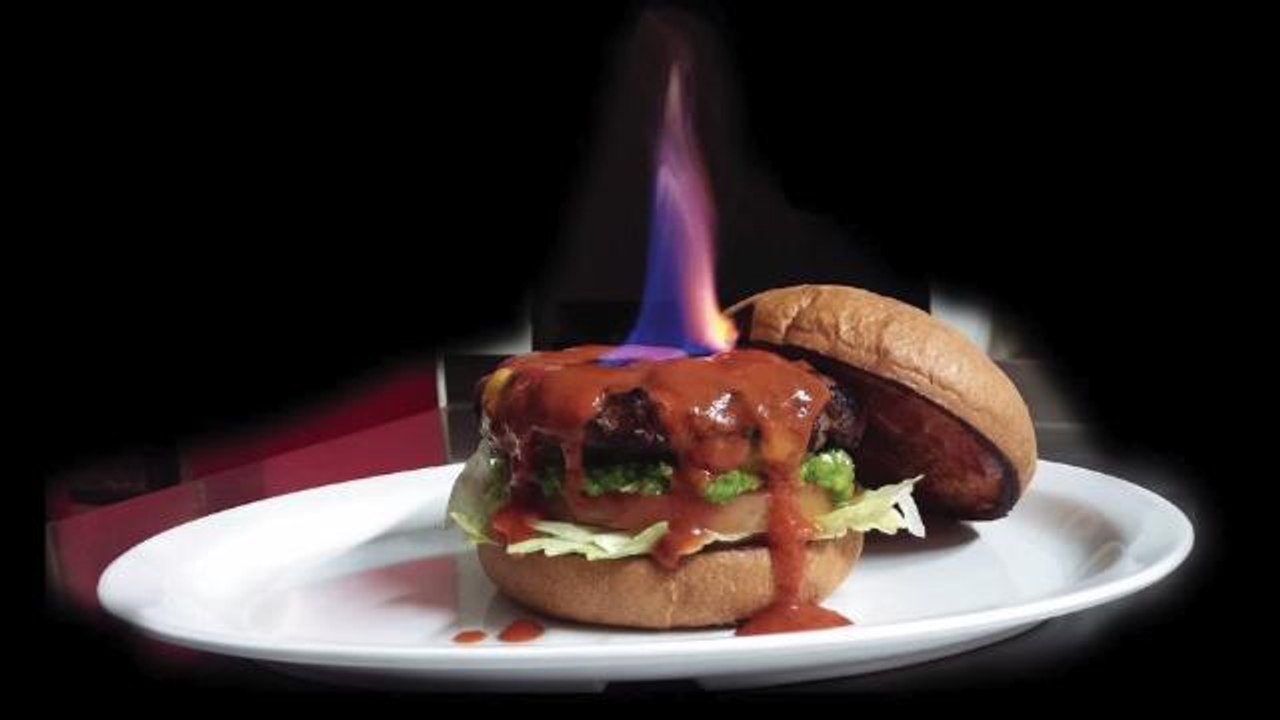 Restaurant Sets Spicy Burger on Fire, Claims It's 'Hottest Burger in the World'
